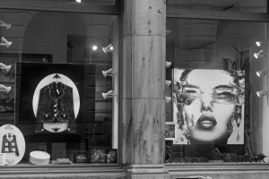 Through the Window B&W